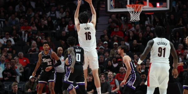 季前赛-杨瀚森16+4+3帽拉文19分 开拓者险胜国王