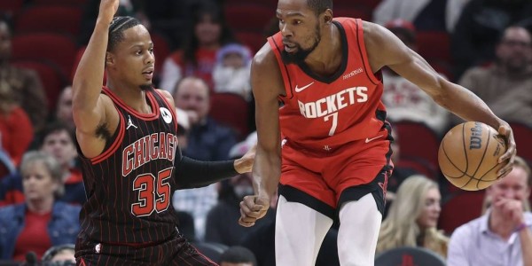 火箭终于赢了！杜兰特战斧劈扣 末节一波流收割比赛