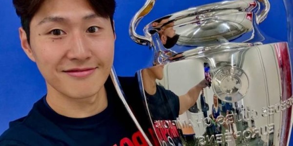 随巴黎夺三冠！李刚仁：这次欧冠决赛没有上场，相信以后还有机会